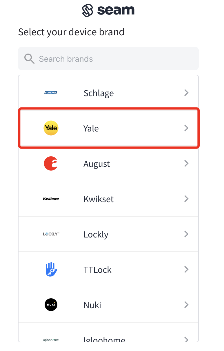 Step 19: Select the Second Lock Brand