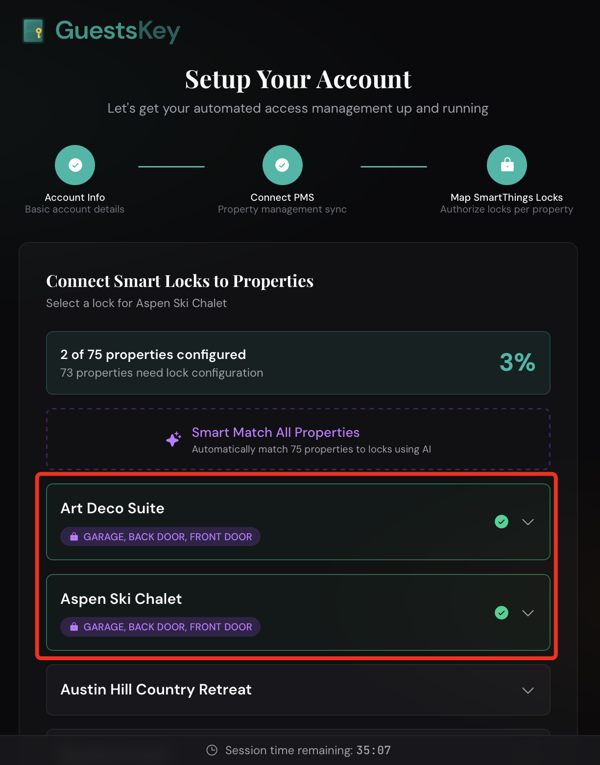 Step 23: All Properties Mapped